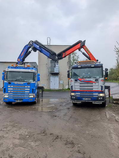 doprava - hydraulicka ruka