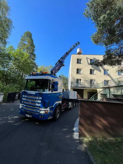 doprava - hydraulicka ruka