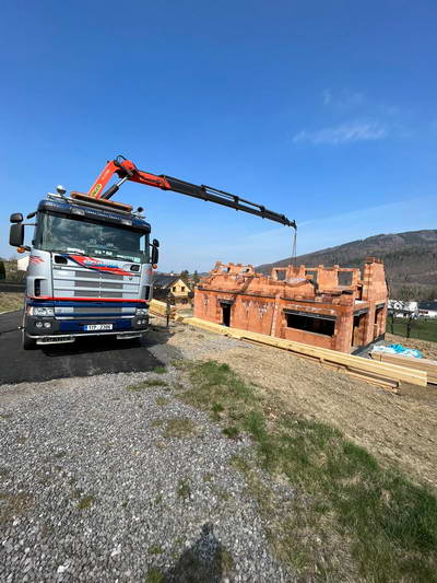 doprava - hydraulicka ruka